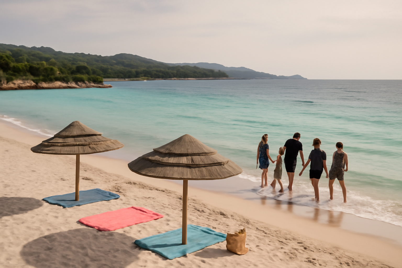 Plage porto vecchio : eaux turquoise et sable fin près de Palombaggia