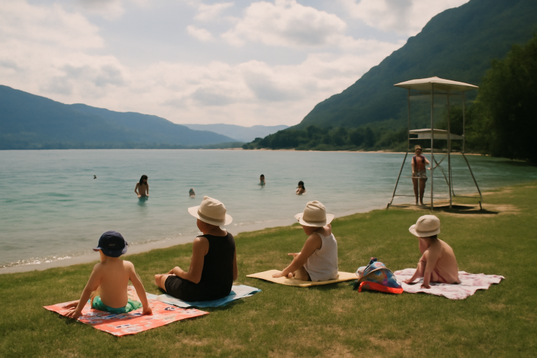 Plage de la brune à Veyrier-du-Lac : guide
