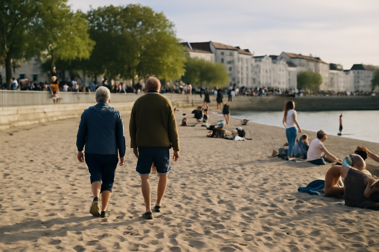 Plage de la concurrence à La Rochelle : accès