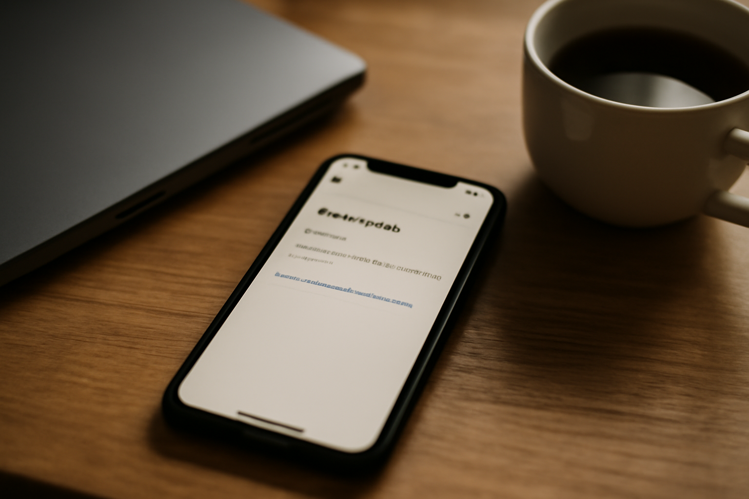 activation compte Propitea via e-mail lien de confirmation sur téléphone