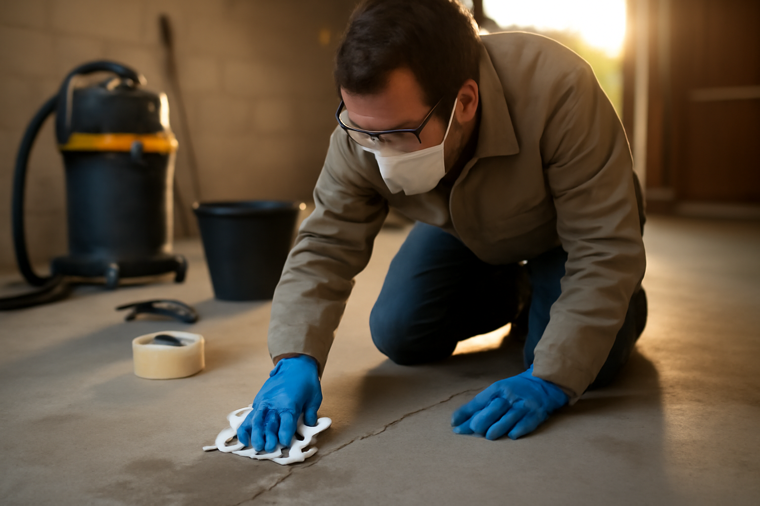 peindre un sol en béton travauxdepro.com diagnostic humidité fissures poussière
